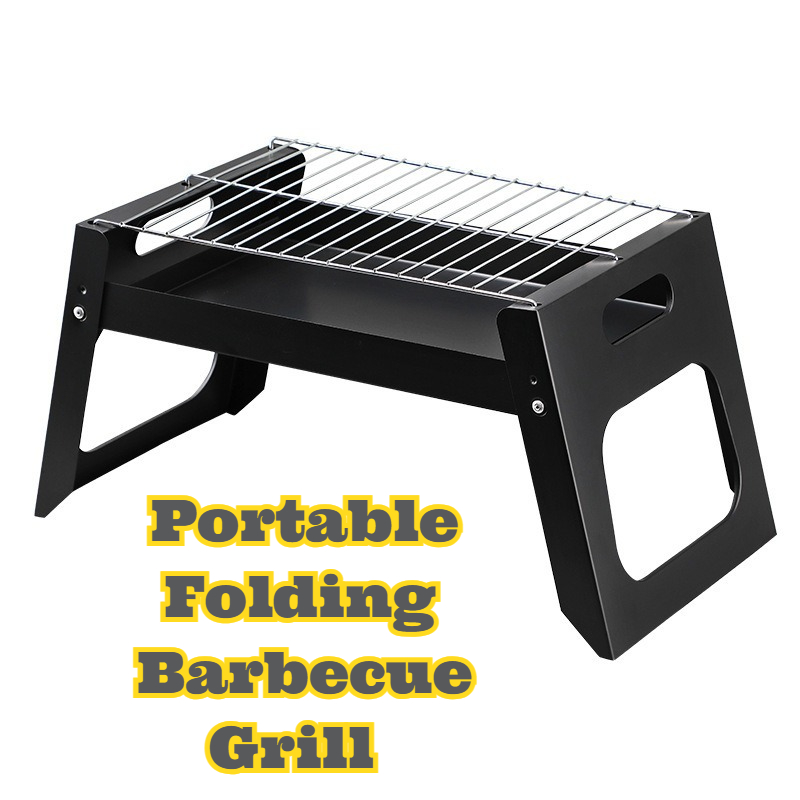 شواية فحم محمولة قابلة للطي مد - مراجعة Camping Cooking Grill وسعره