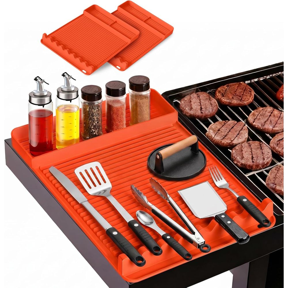 بساط شواء من السيليكون المقاوم - مراجعة Camping Cooking Grill وسعره