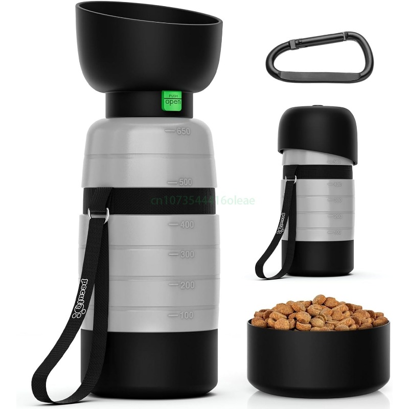 زجاجة مياه للكلاب 650 مل مع حا - مراجعة Camping Cooking Food وسعره